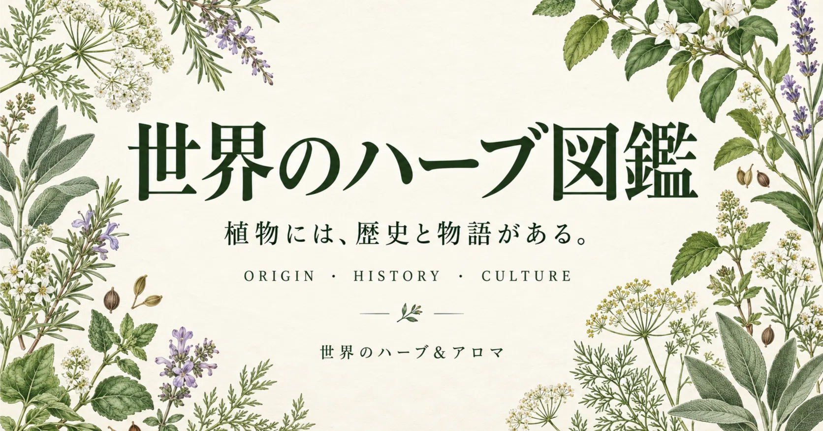世界のハーブ図鑑 No.07｜ラベンダー――紫の穂に宿る、静けさの記憶