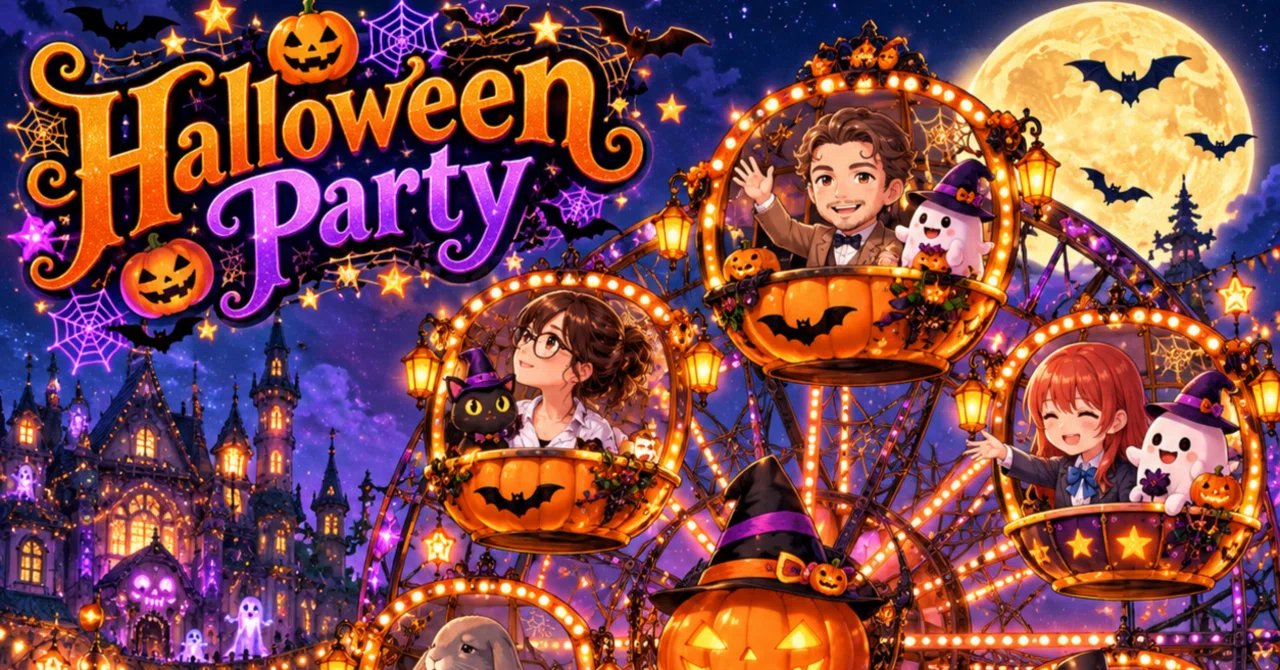🎃 Halloween Party！ハロウィン観覧車に乗りませんか？｜LaLaLa