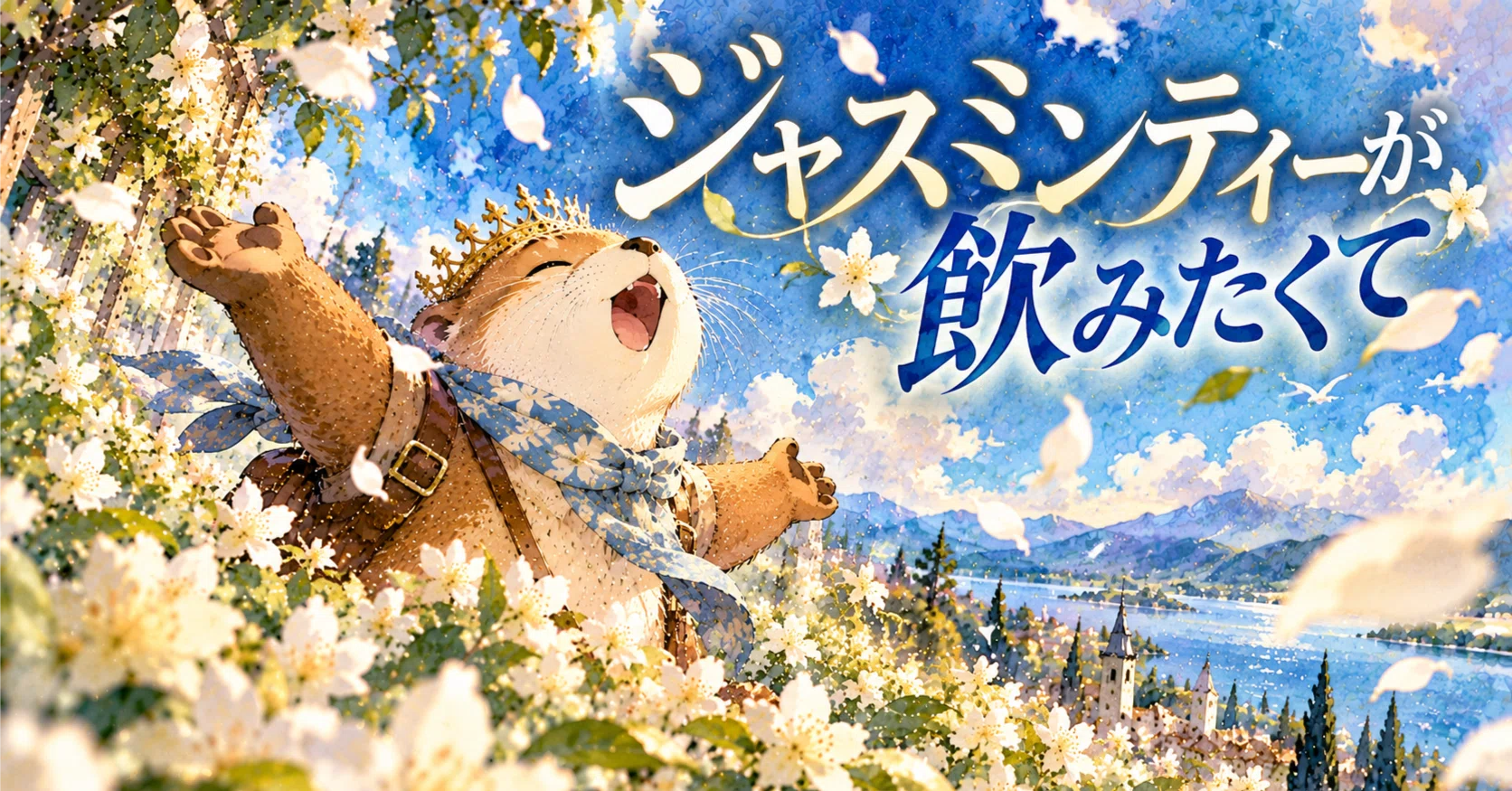 毎週物語】ジャスミンティーが飲みたくて｜SAI - 青の世界と物語