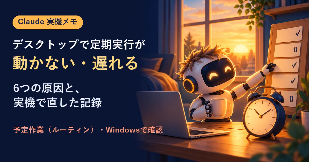 6 Reasons Why Scheduled Tasks Fail or Are Delayed in the Claude Desktop ...
