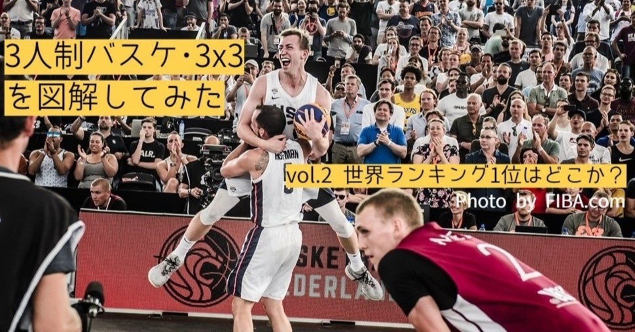3人制バスケ 3x3を図解してみた Vol 2 世界ランキング1位はどこか ライター オオハシ ヒロユキ Note