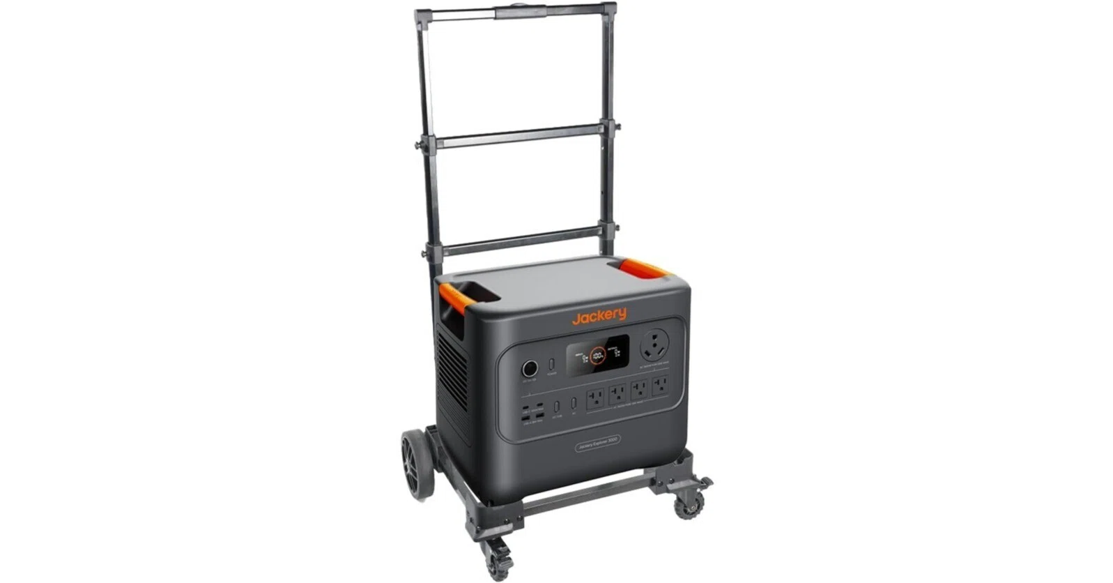 Jackery ポータブル電源 3000 New 折り畳み式 キャリーカート 1台 2点