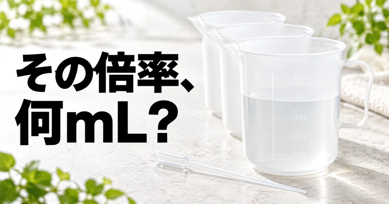 Liquid Fertilizer Dilution Calculation on One Sheet: Ratio to mL Quick ...