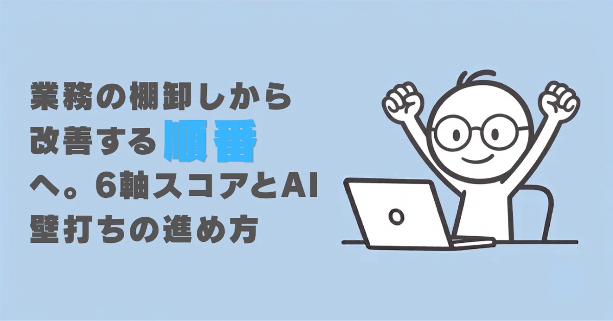 From Inventorying Tasks to Prioritizing Improvements: How to Use 6-Axis ...