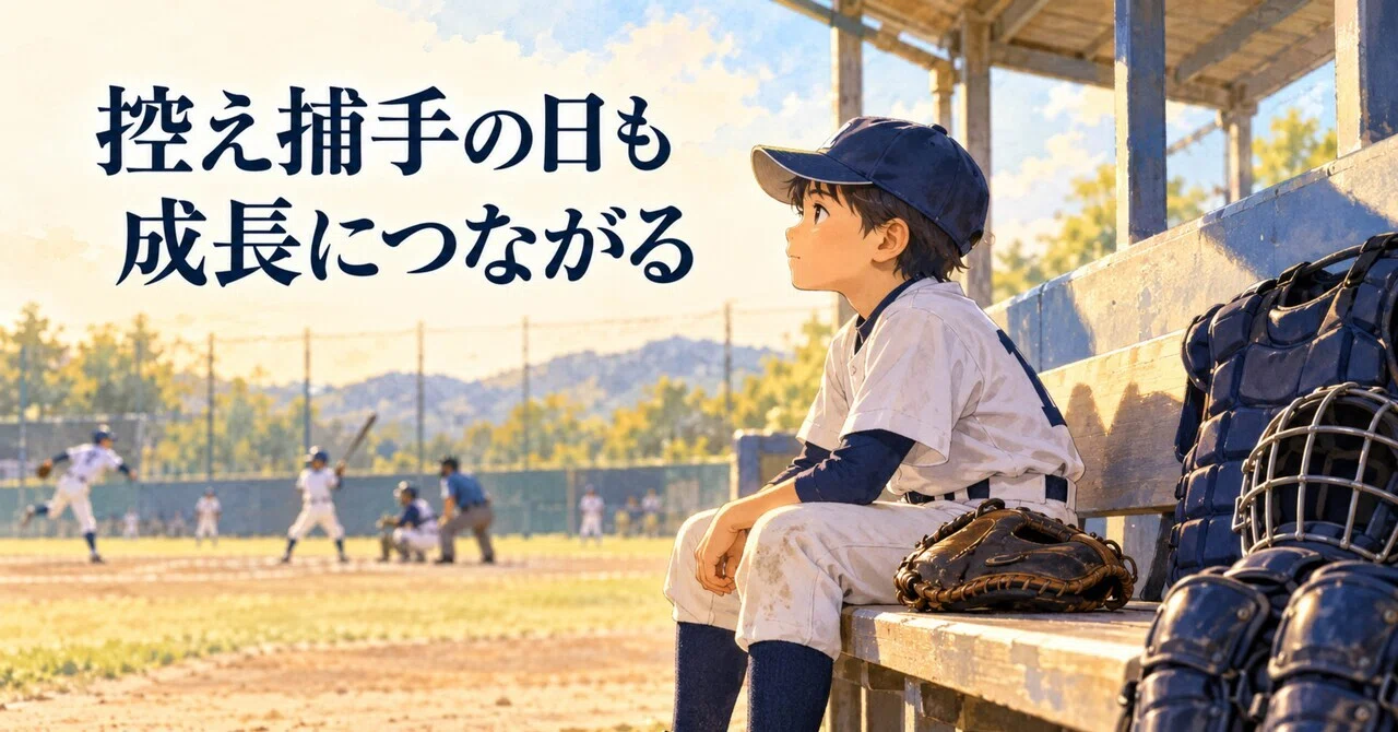 For the Child Who Became a Backup Catcher in Youth Baseball | 3 Lessons ...