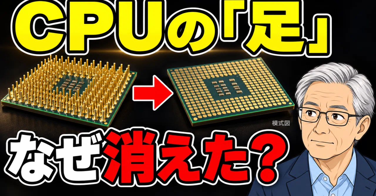 Why did CPU pins disappear? The flat underside and the mechanism of ...