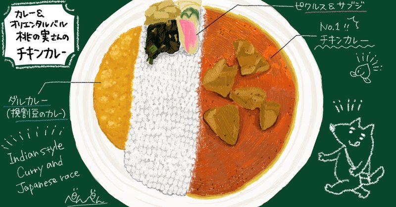 スパイシーな本格南インド風カレーと私 カレー オリエンタルバル 桃の実 水道橋 マドイマドカ Note