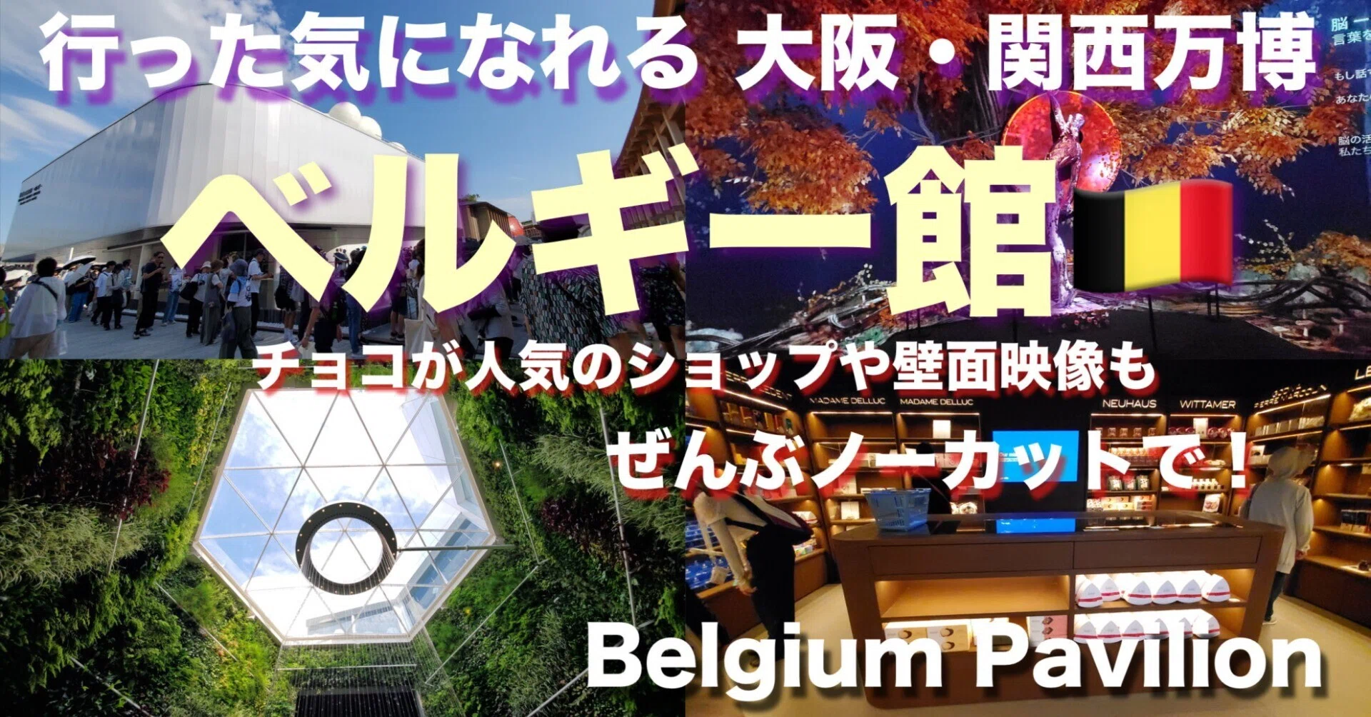 大阪・関西万博 行った気になれるシリーズ39館目「ベルギー館」アップ