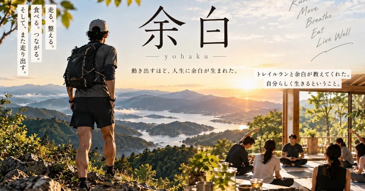 Runnibg Note I want to try trail running! ⛰️🏃♂️|宙 |記す人🎞️ 人生の余白