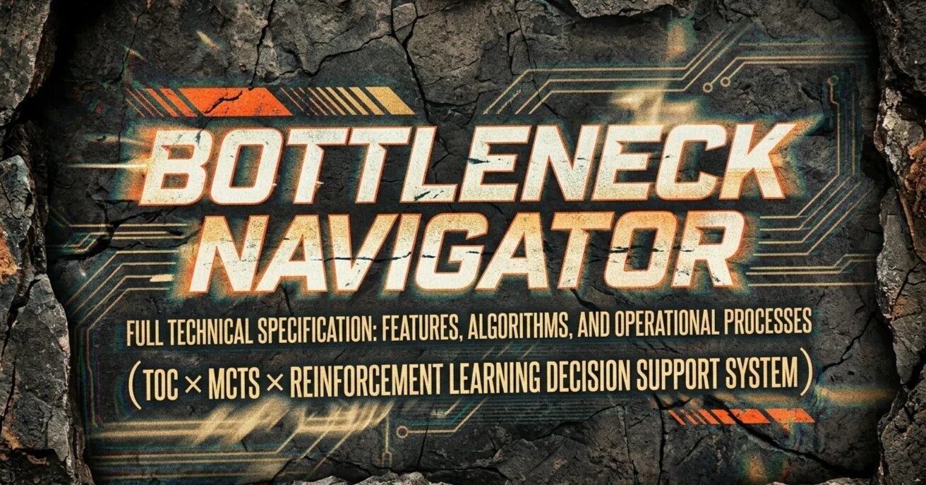 Bottleneck Navigator: Full Functionality, Algorithm, and Operational ...