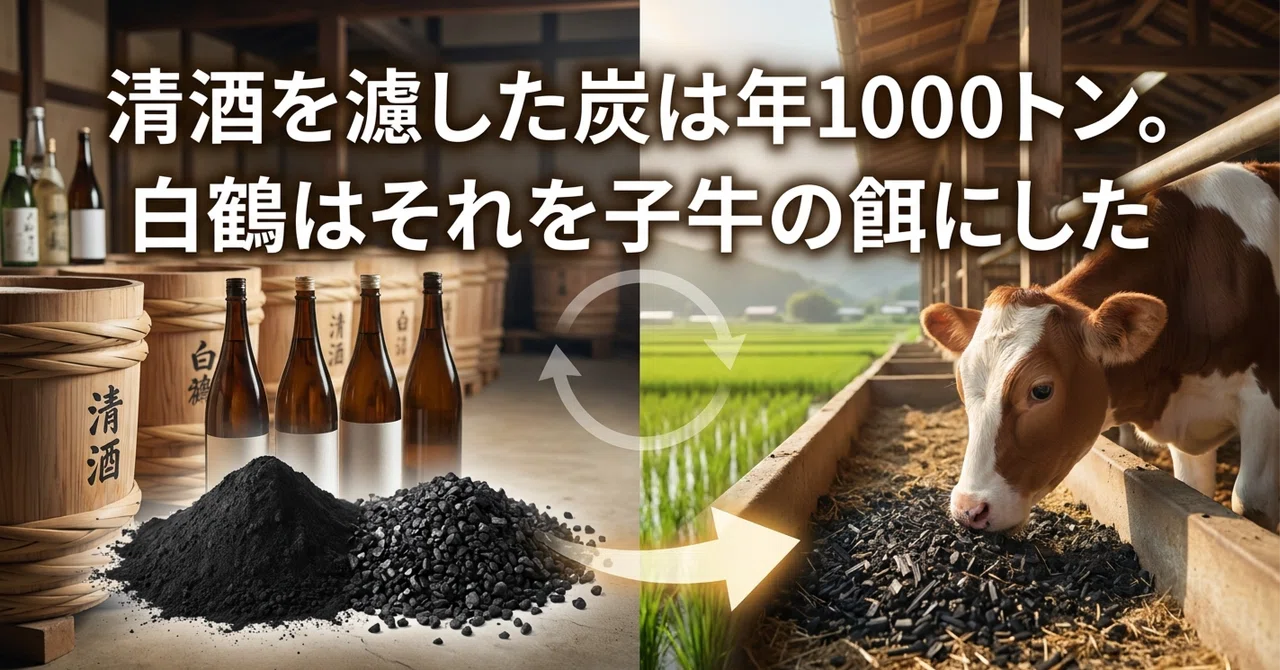 1,000 tons of charcoal used to filter sake annually. Hakutsuru turned ...