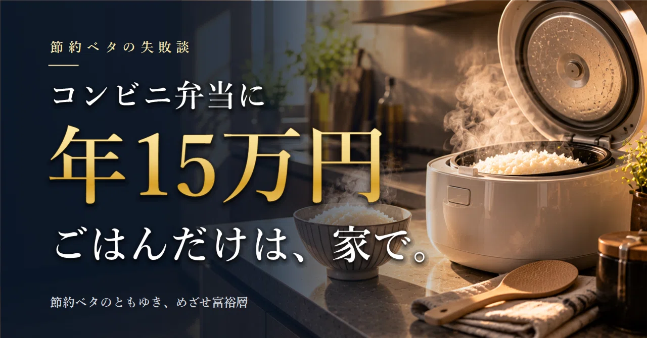 Spending 150,000 yen a year on convenience store bento. How to change ...