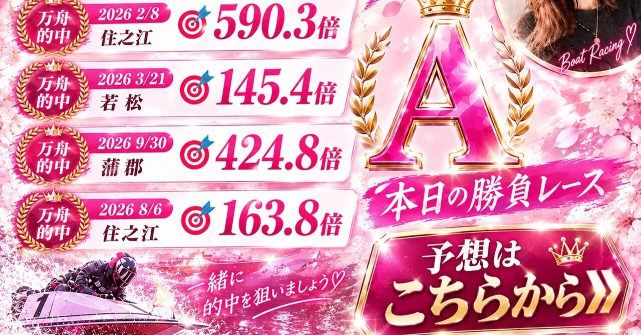 10/4 三国 12R 16:20〆｜帯チャレンジ｜とんちゃん@競艇予想【公式】