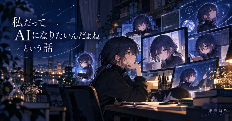 私だってAIになりたいんだよねという話
