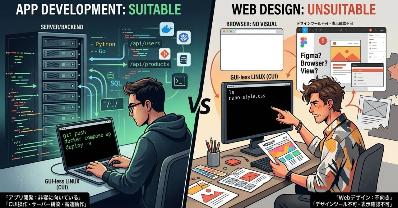 Is Linux without a GUI unsuitable for web design and app development? I ...