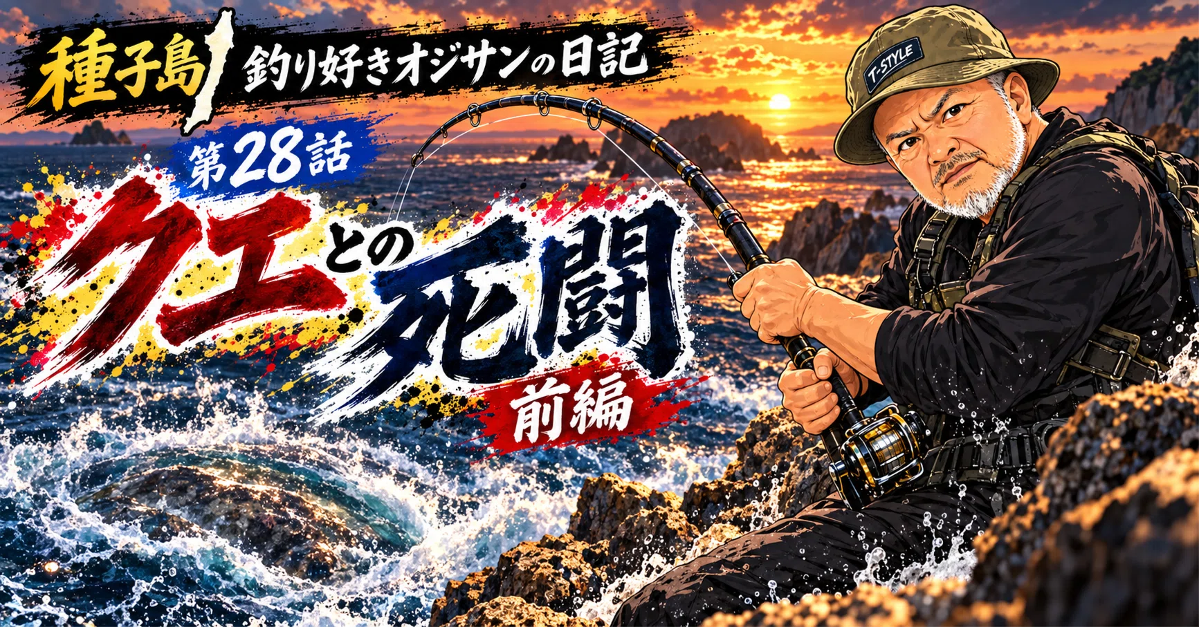 第28話 種子島 釣り好きオジサンの日記 〜クエとの死闘 前編〜｜Tomさん