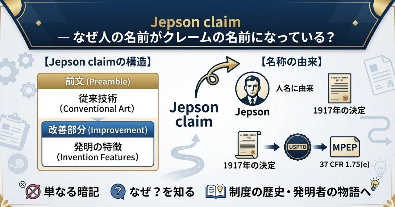[Small Discoveries in Patent English #14] Jepson claim — Why is a ...