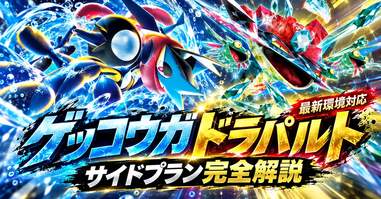 ゲッコウガドラパルトデッキで6枚を取り切る】勝ち筋が見えるサイド