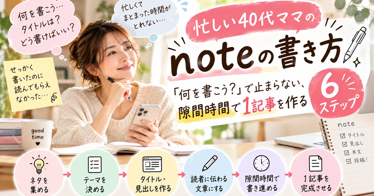Draft Note Template How Busy Moms in Their 40s Can Write on Note: 6 Steps to Never Get ...