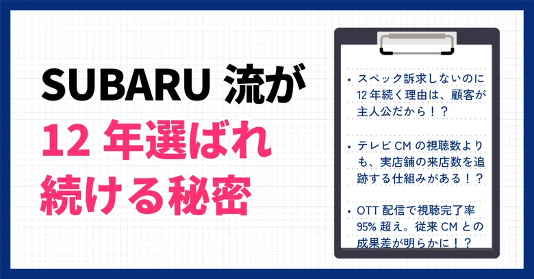 Pr Case Study Examples Learning Video Marketing from SUBARU Case Studies: Designing with the ...