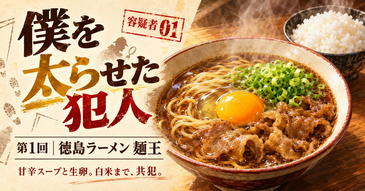 The Culprit Who Made Me Fat ① | Tokushima Ramen 