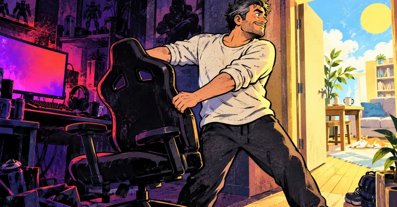 ゲームをやめたのに、毎晩同じ椅子に座るな――その部屋はまだお前を待っている