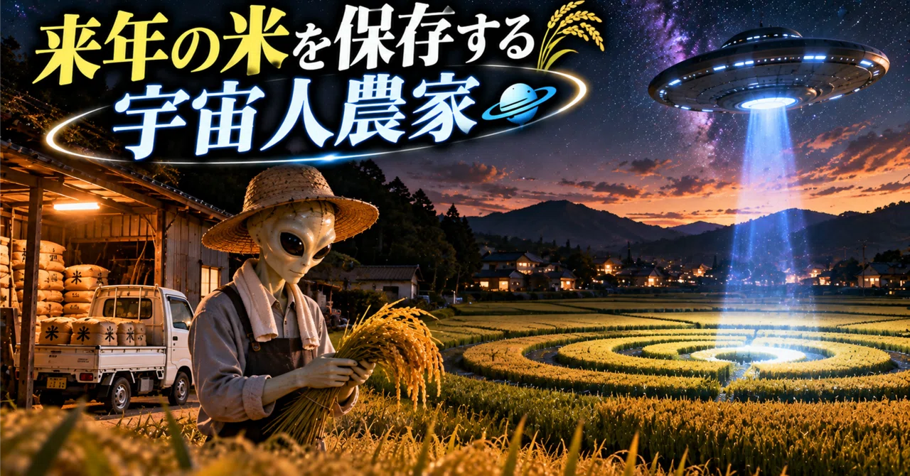 The Alien Farmer Storing Rice for Next Year｜よりみち書店