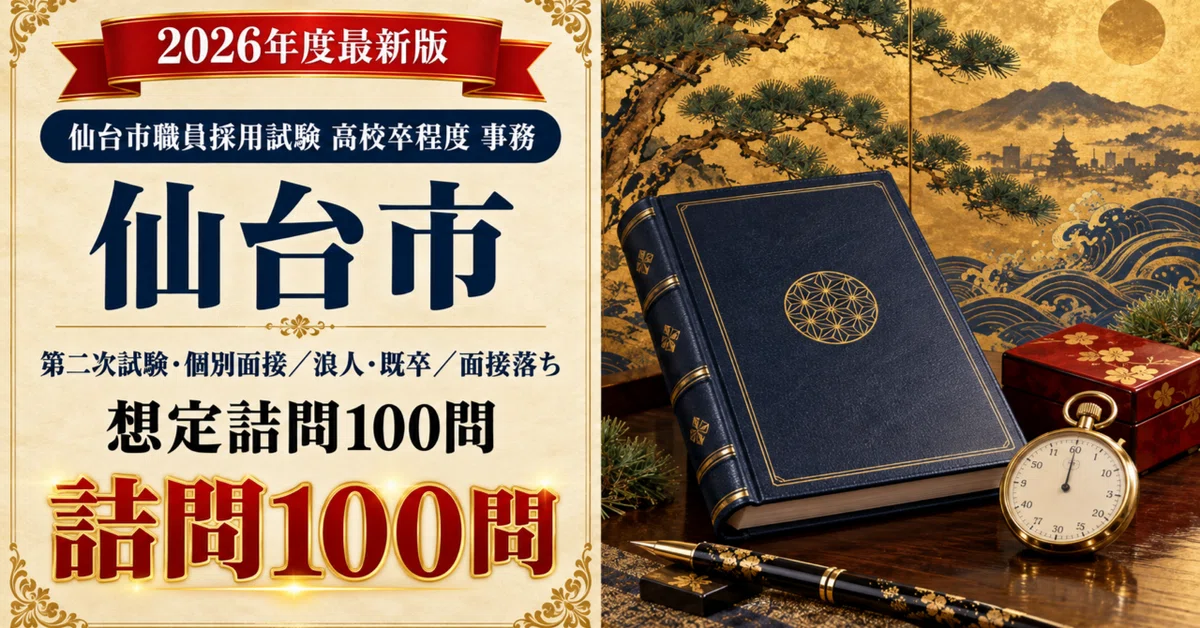 [Sendai City High School Graduate Level] 100 Expected Probing Questions ...