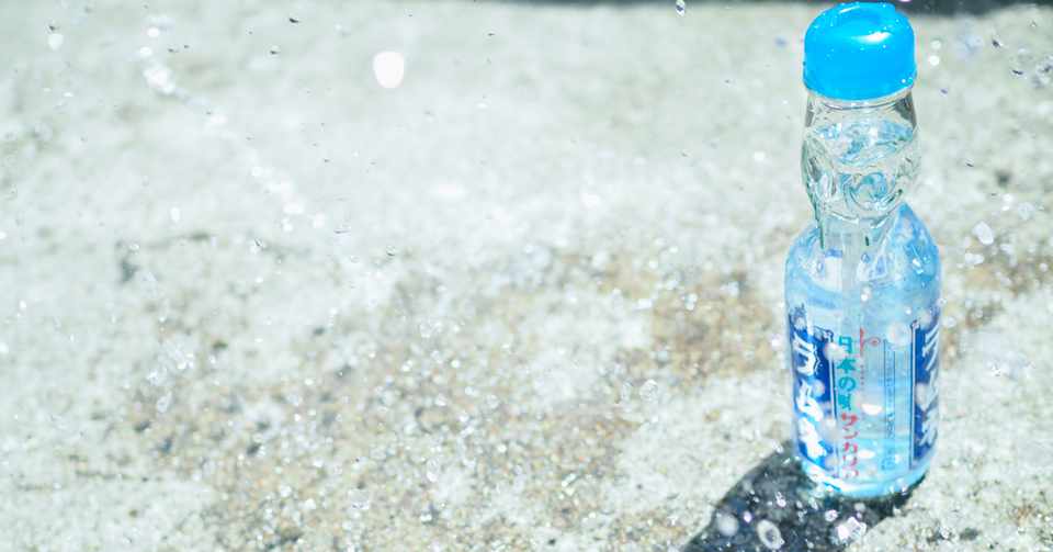 夏の思い出3 ラムネ 青 Note