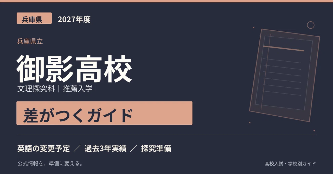 [2027 Academic Year] Mikage High School - Science and Humanities ...