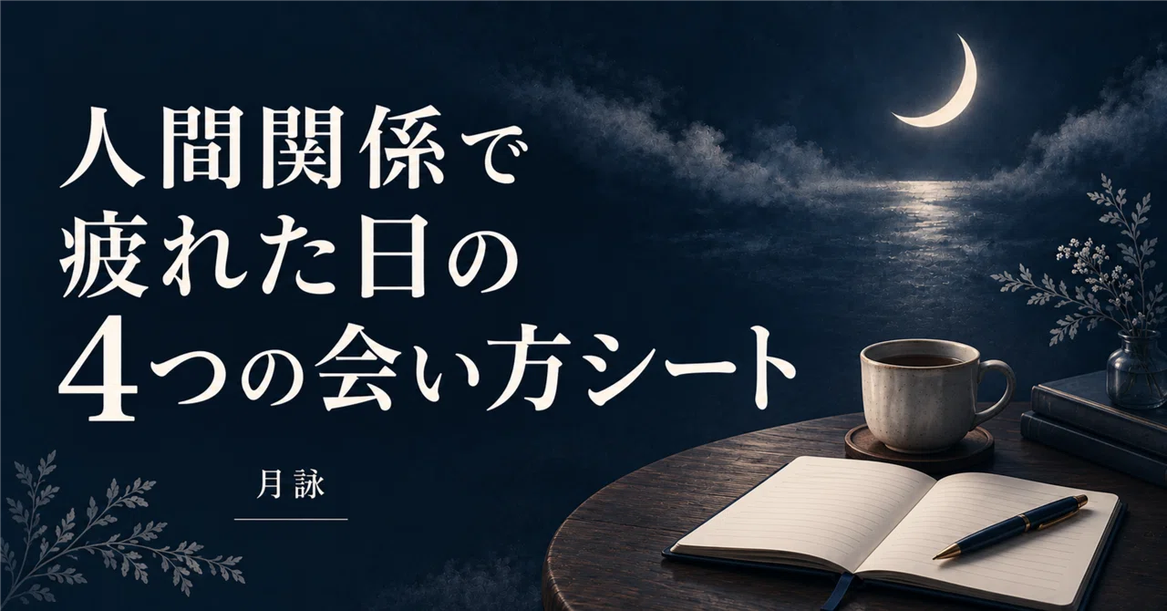 4 Ways to Meet Sheet for Days When You Are Tired of Relationships｜月詠