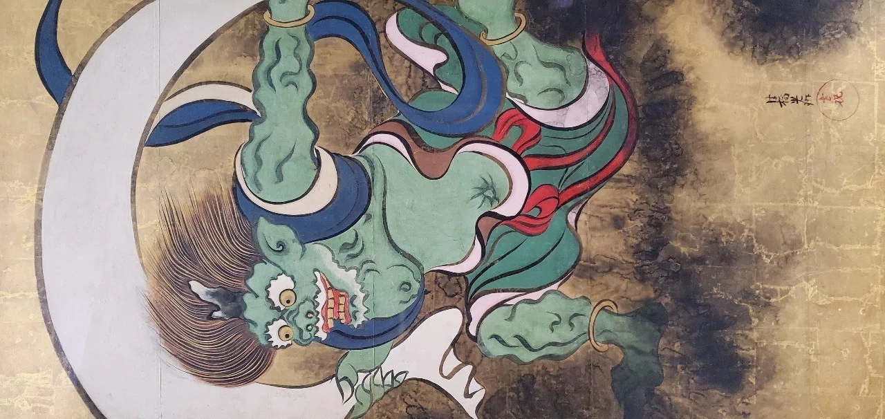 風神雷神図屏風」尾形光琳｜遠藤歩