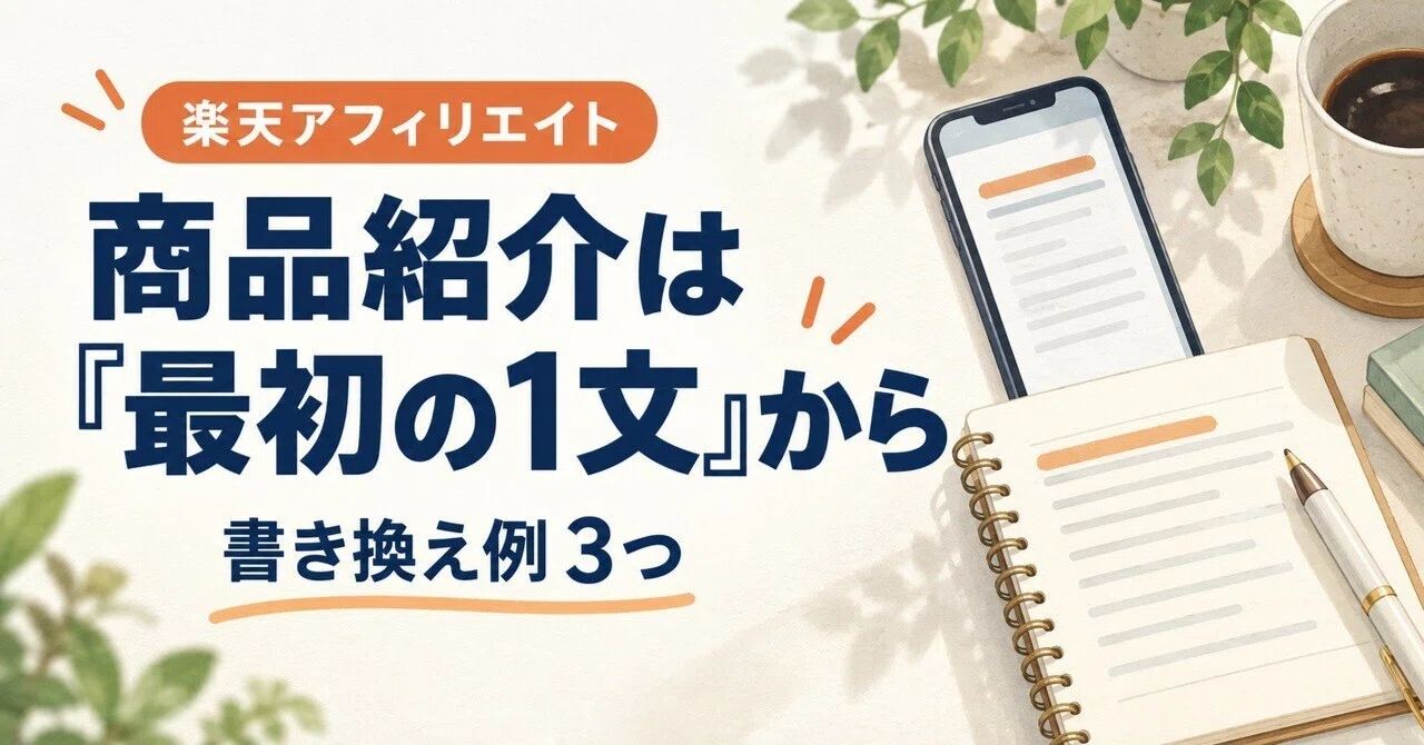 For those who can't write Rakuten Affiliate posts: 3 examples of how to ...