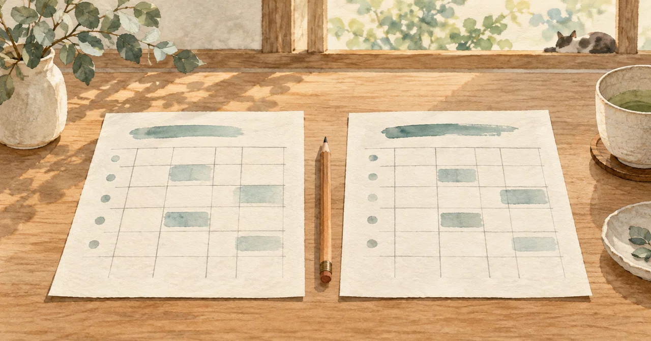 A template for creating weekly reports for comparison from numerical ...