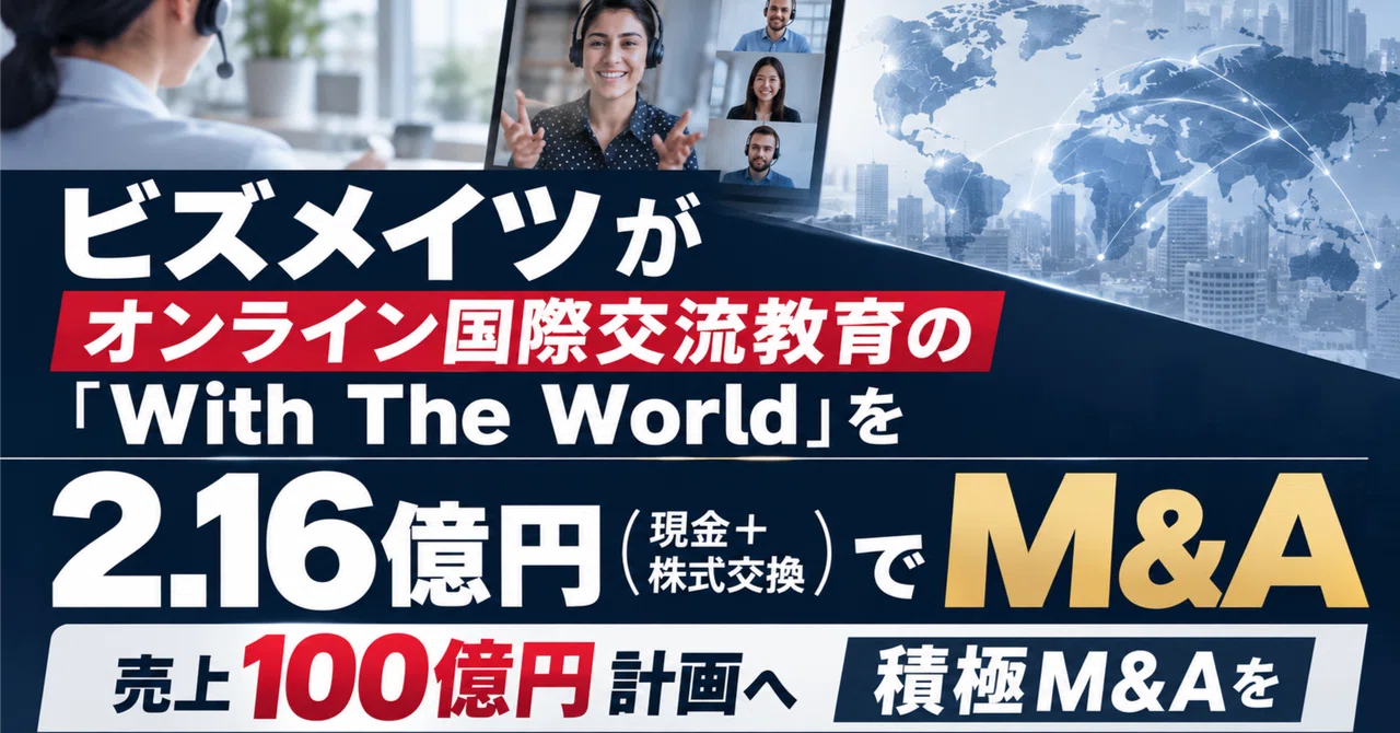 Bizmates M&As Online International Exchange Education Firm With