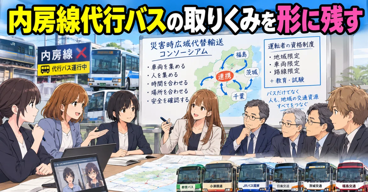 [Initiatives for Uchibo Line Replacement Buses]... Leaving a Record｜海尾守
