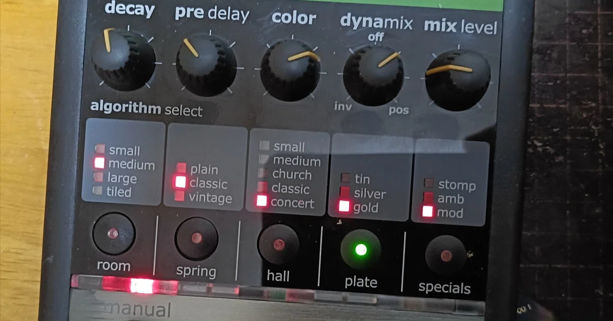 TCのNOVA Reverbを入手！ Nova Systemと同じと思ったら、ちょっと違っ