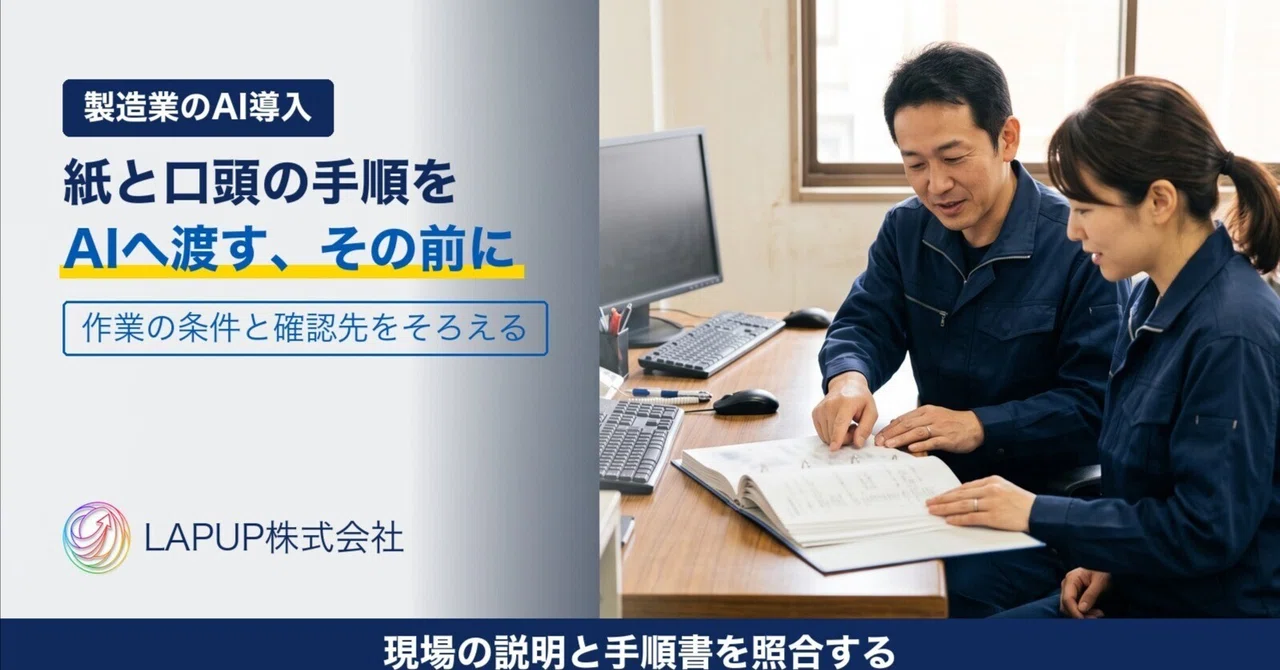 Factory procedures remain on paper and in verbal form | Conditions for ...