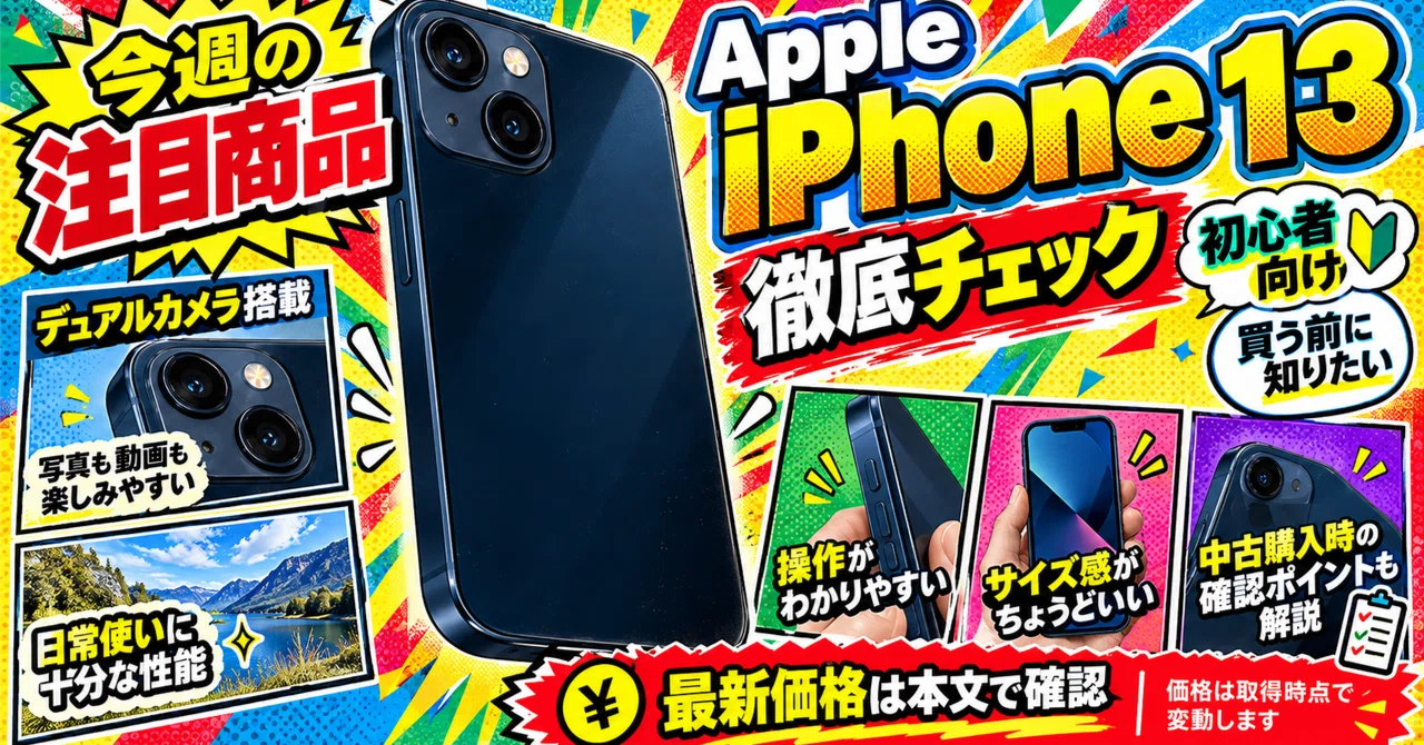 本日見つけたお買い得品】 Apple iPhone 13 本体 ブラックが驚愕の