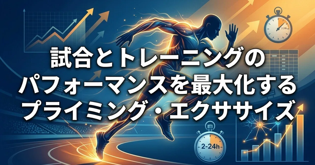 試合とトレーニングのパフォーマンスを最大化するプライミング・エクササイズ