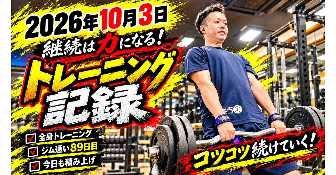 【Training is a dialogue with yourself every time】｜田中歩@コミュニティ主催者になったら人生変わった！