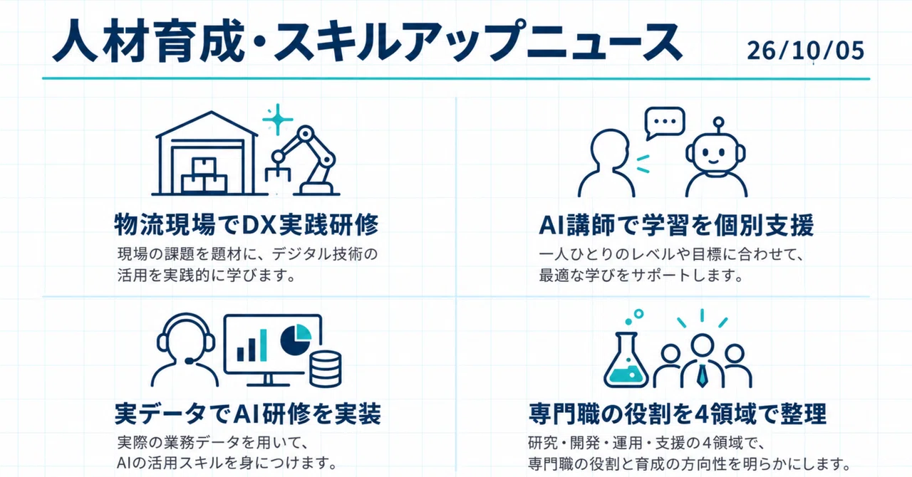Human Resource Development & Skill-Up News (10/05/26)｜Kick＠AnyGrab｜スキル ...