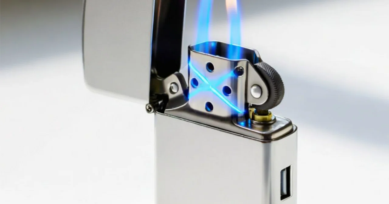 USB charging for Zippo. Overcoming weaknesses without the need for oil ...
