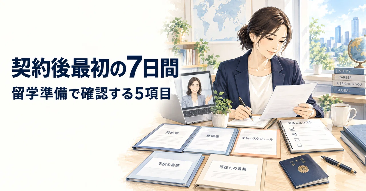 What to do after signing a contract with a study abroad agency | 5 ...