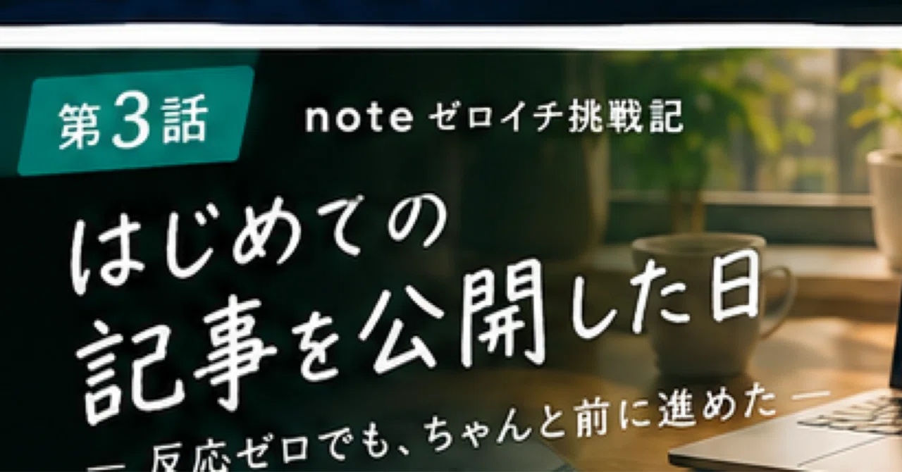 Episode 3: [First Post] The story of how a note beginner spent 3 hours ...