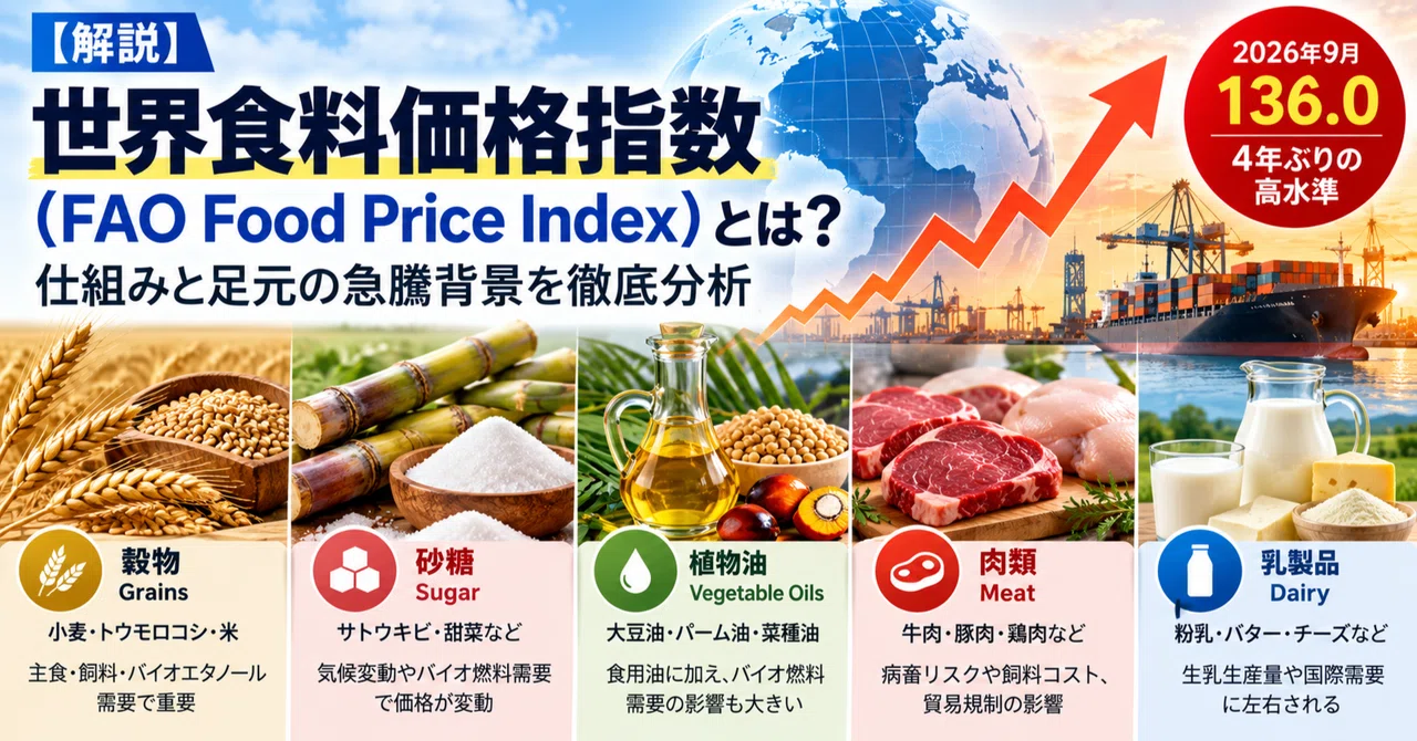 Triple Sharp Note World Food Price Index hits 136.0 points in September, highest in ...