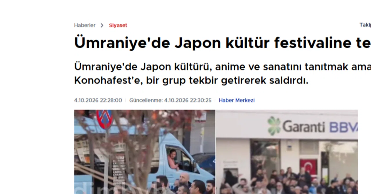 悲劇:トルコの日本文化祭「KonohaFest」強制終了