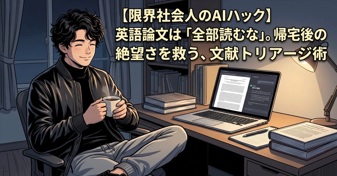[AI Hacks for Overworked Professionals] Don't Read English Research ...