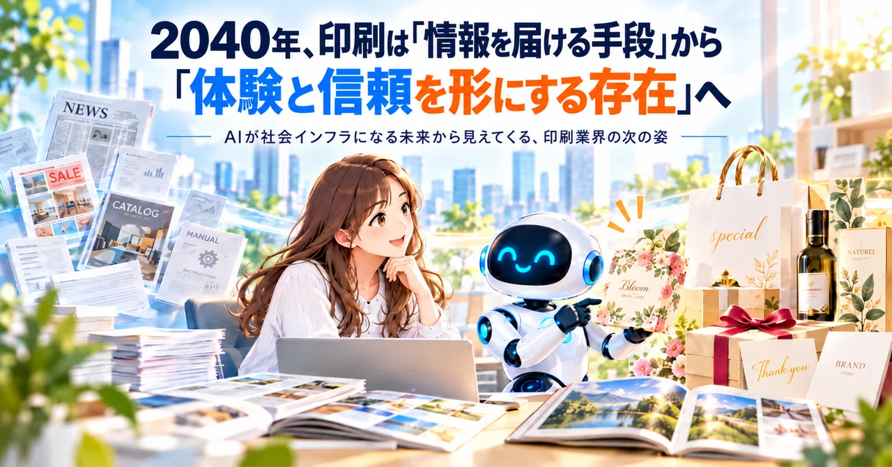 In 2040, Printing Shifts from a 'Means of Delivering Information' to an ...
