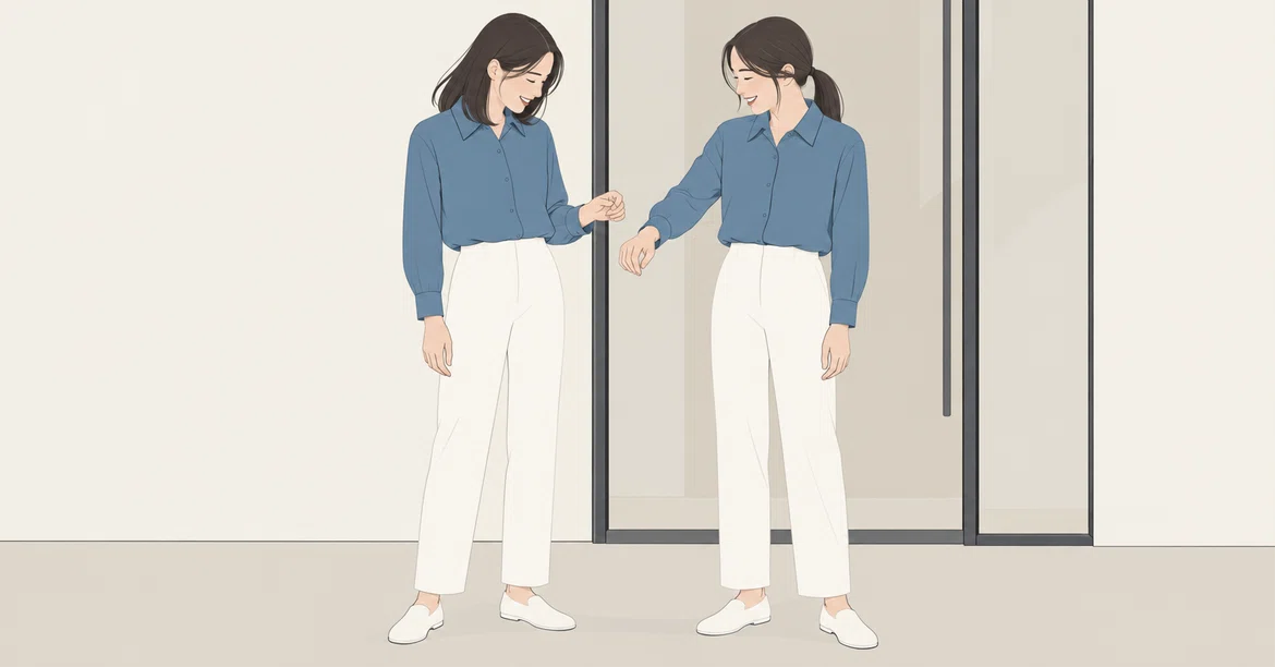 [Extensive Reading in English] Two People in the Same Clothes｜まいたど